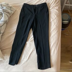 J.Crew black pull-on pant in matte crepe